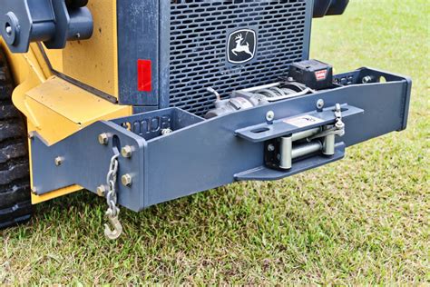 skid steer winch mount